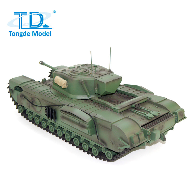 TONGDE CHURCHILL MK VII 1/16 Scale Battle Tank - Plastic Tracks