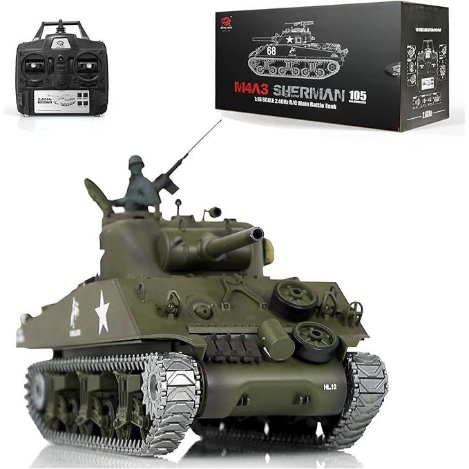 Heng Long M4A3 Sherman Pro Edition with 7.0 Electronics BB/IR
