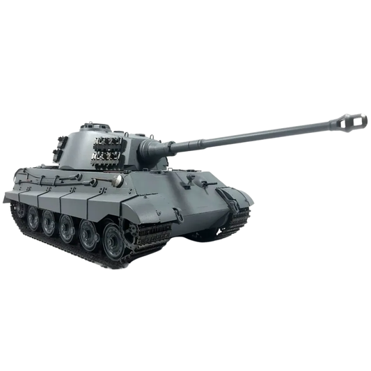 IR Mato German King Tiger German Grey Metal 1/16 Scale Heavy Battle Tank RTR