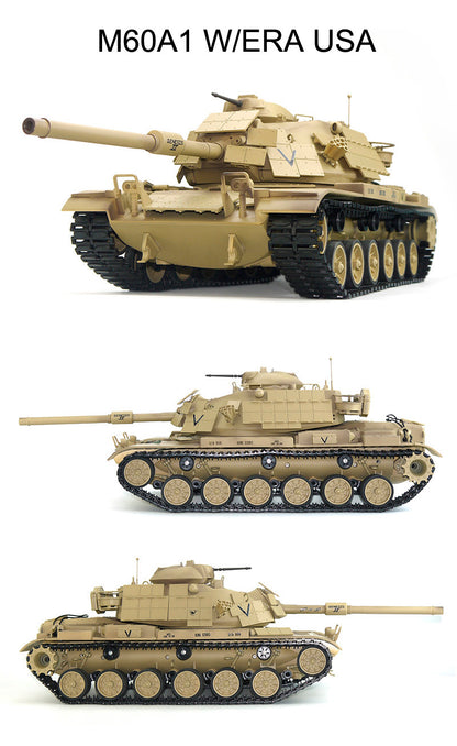 TONGDE US M60A1 w/ERA 1/16 Scale Battle Tank - Plastic Tracks