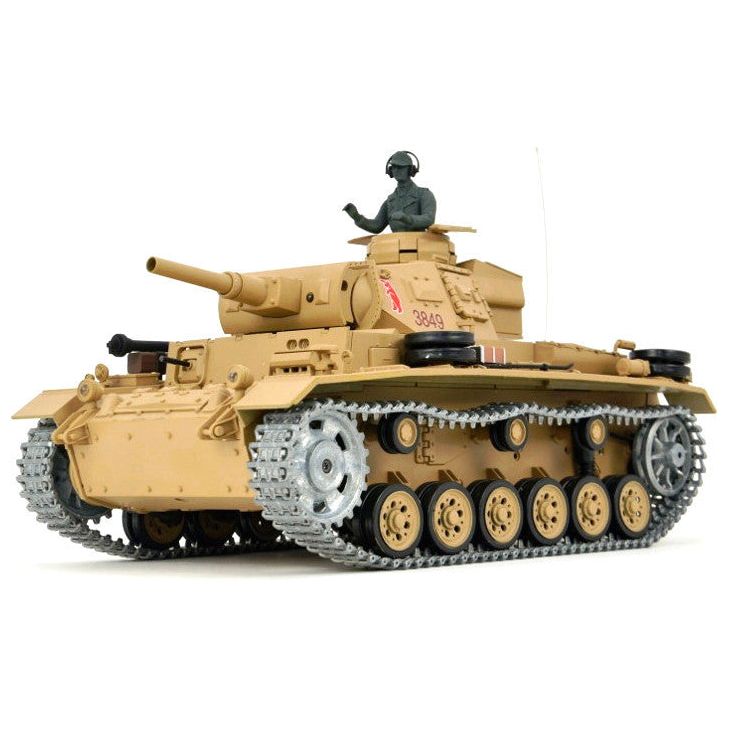 Heng Long Panzer III Ausf H Pro Edition with 7.0 Electronics BB/IR