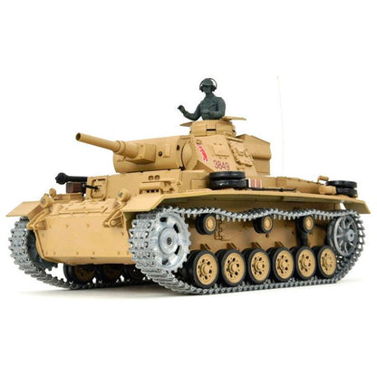 Heng Long Panzer III Ausf H Pro Edition with 7.0 Electronics BB/IR