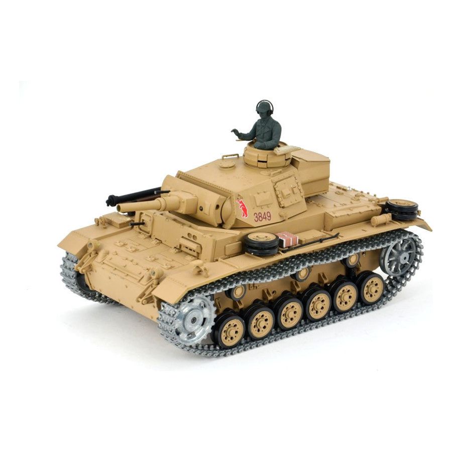Heng Long Panzer III Ausf H Pro Edition with 7.0 Electronics BB/IR