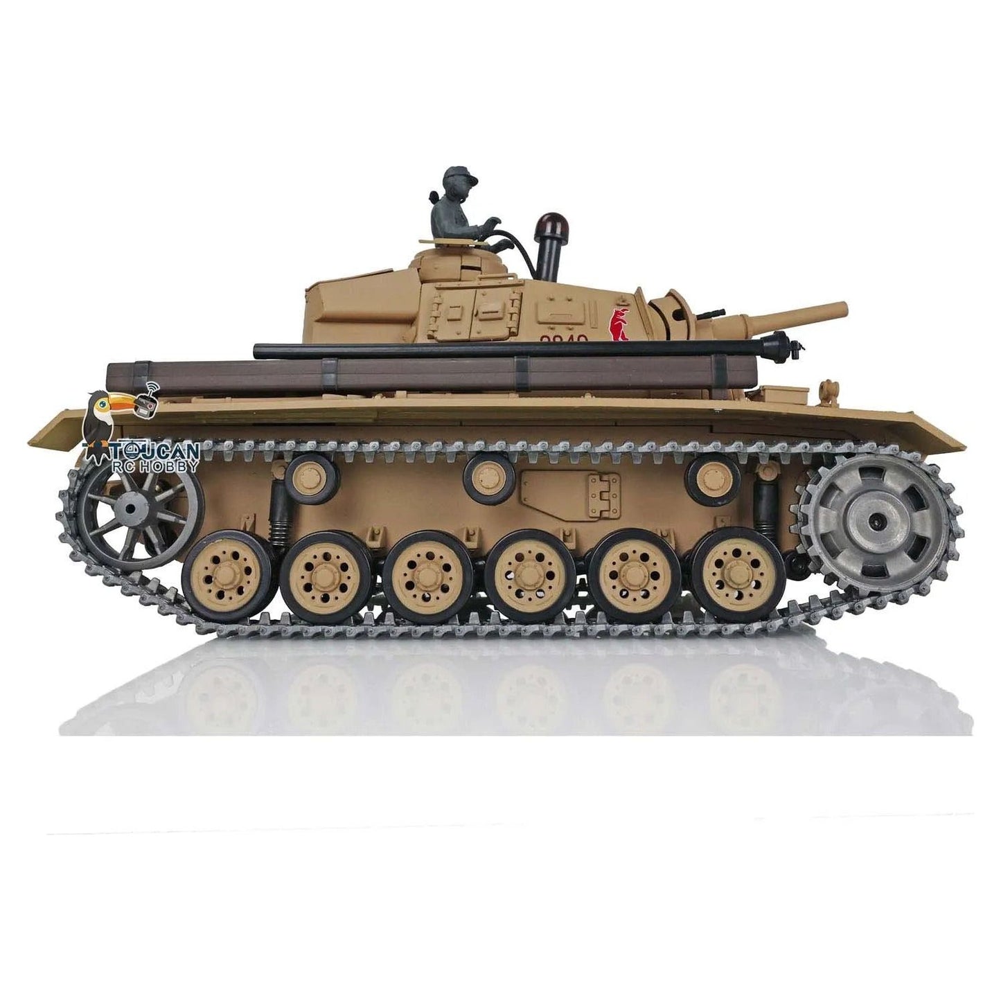 Heng Long Panzer III Ausf H Pro Edition with 7.0 Electronics BB/IR