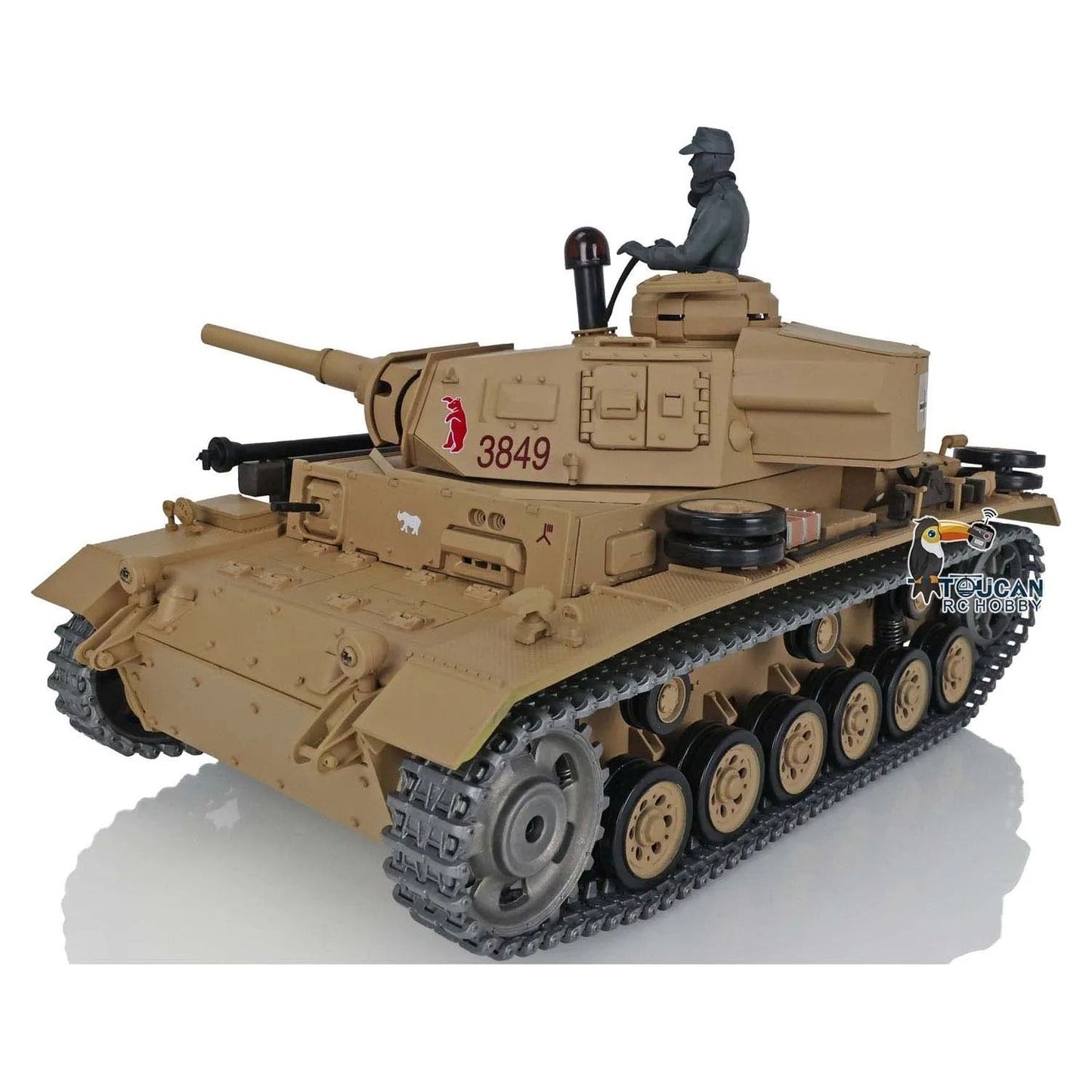 Heng Long Panzer III Ausf H Pro Edition with 7.0 Electronics BB/IR