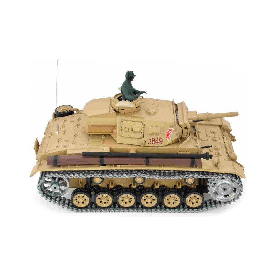 Heng Long Panzer III Ausf H Pro Edition with 7.0 Electronics BB/IR