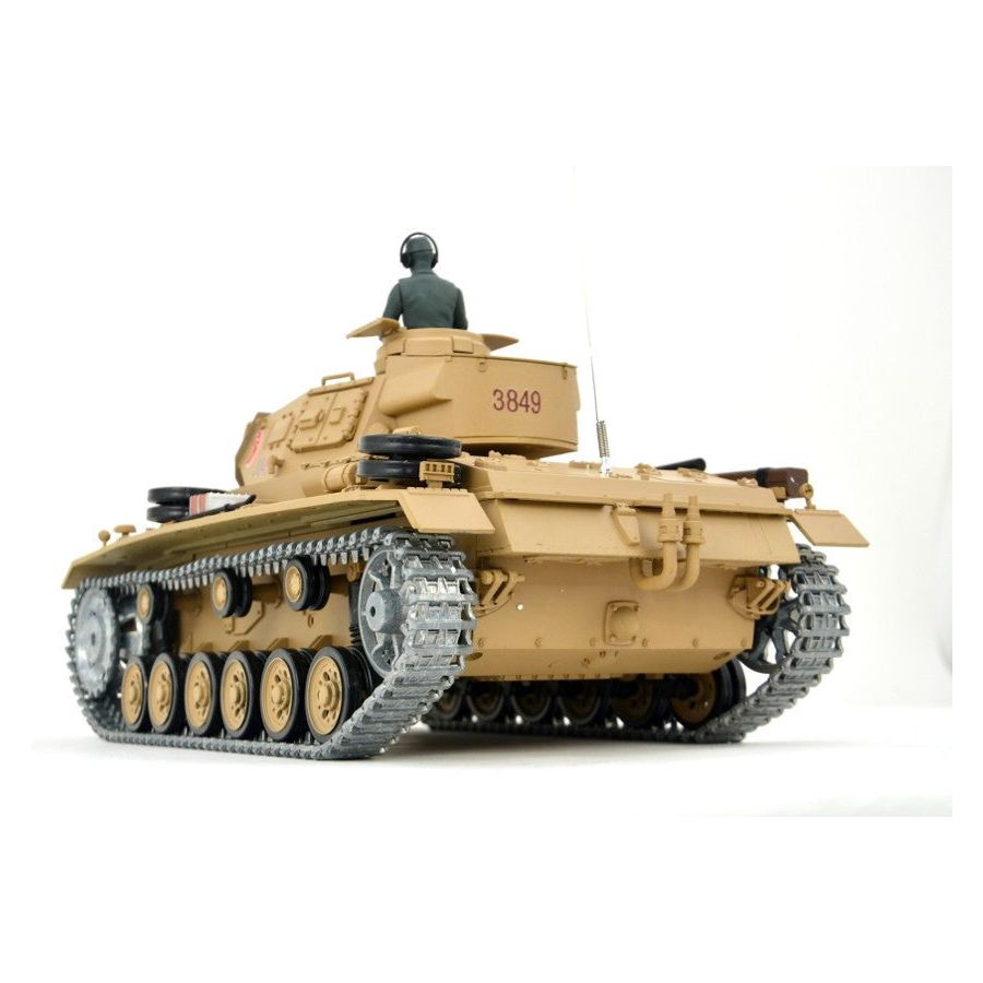 Heng Long Panzer III Ausf H Pro Edition with 7.0 Electronics BB/IR
