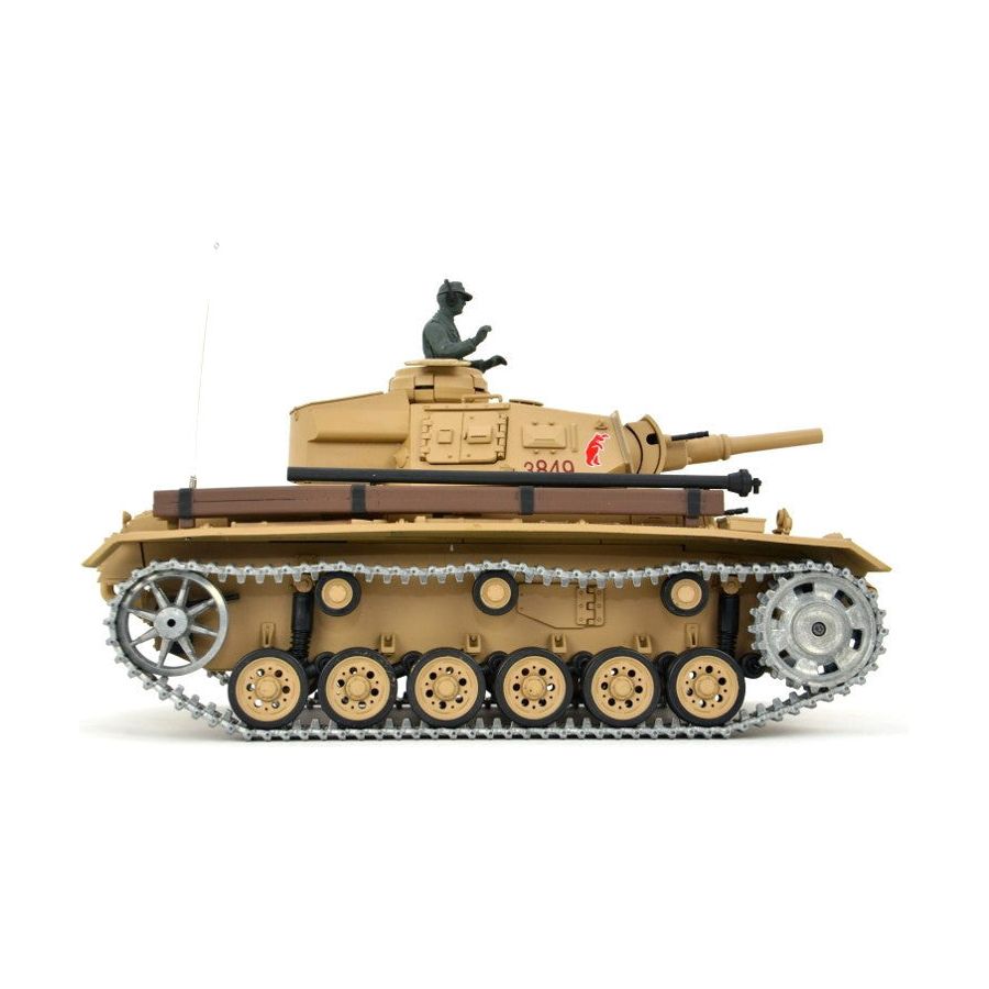 Heng Long Panzer III Ausf H Pro Edition with 7.0 Electronics BB/IR
