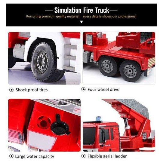 Double Eagle 2.4GHz RTR RC Construction - Mercedes-Benz Arocs Fire Truck