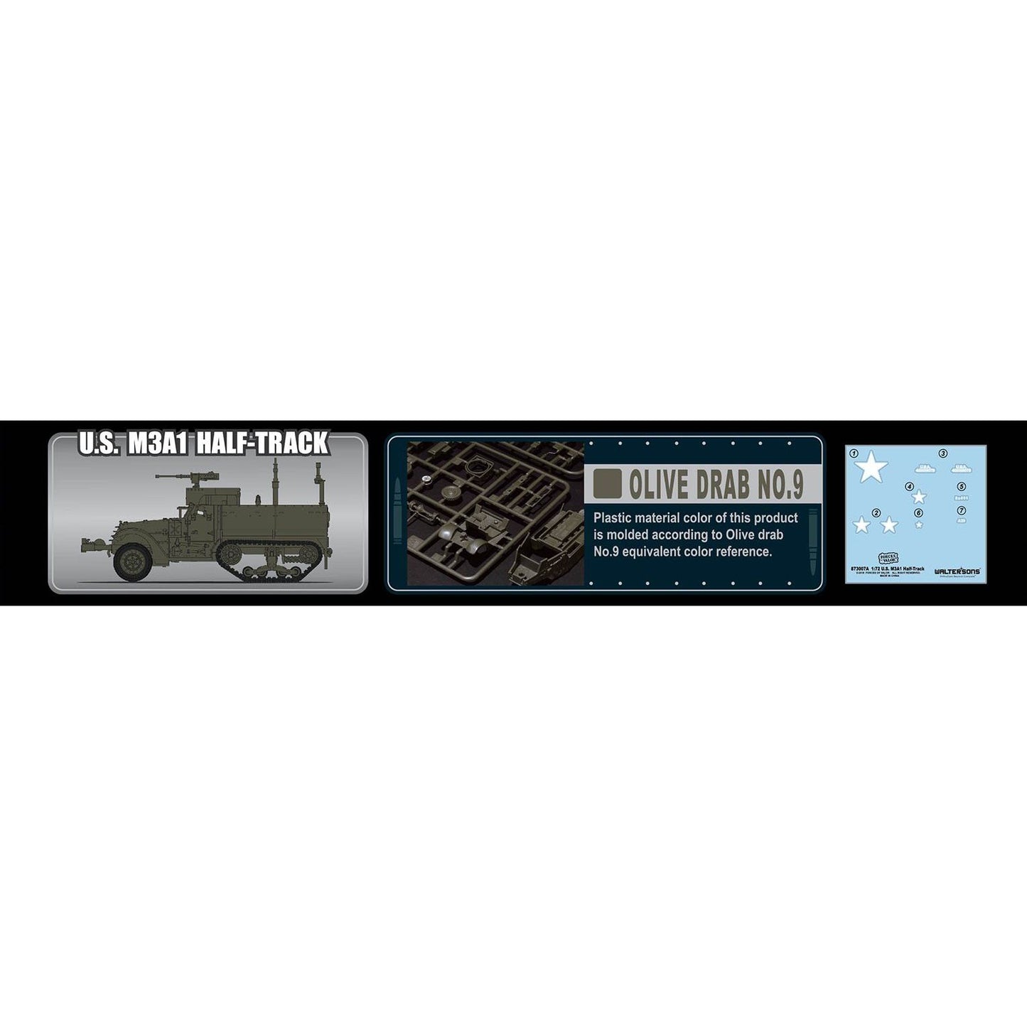 1:72nd Kit US M3A1 Half-Truck - Normandy of 1944 - Taigen Tanks