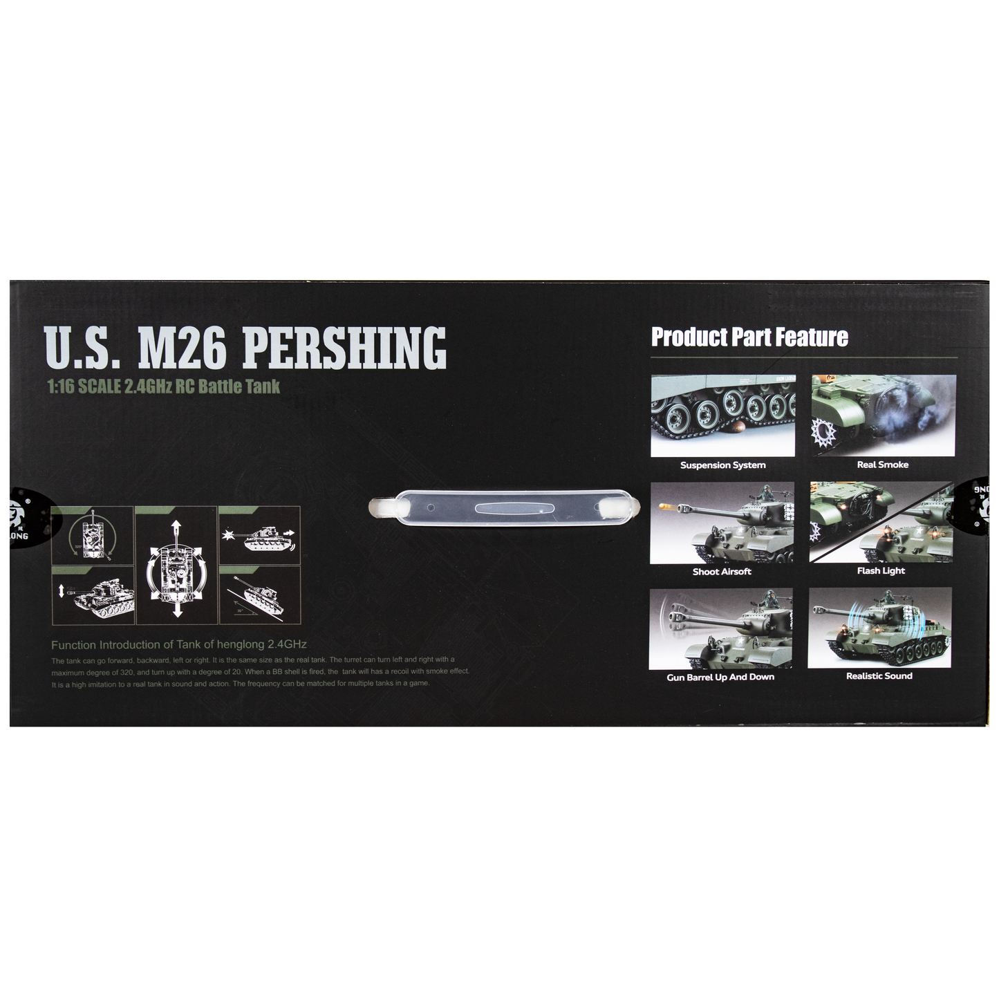 Heng Long M26 Pershing Snow Leopard Pro Edition with 7.0 Electronics BB/IR