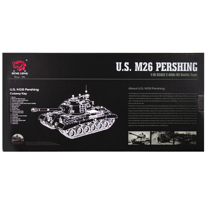 Heng Long M26 Pershing Snow Leopard Pro Edition with 7.0 Electronics BB/IR