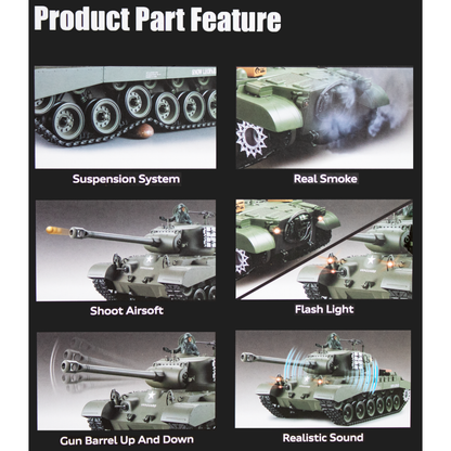 Heng Long M26 Pershing Snow Leopard Pro Edition with 7.0 Electronics BB/IR