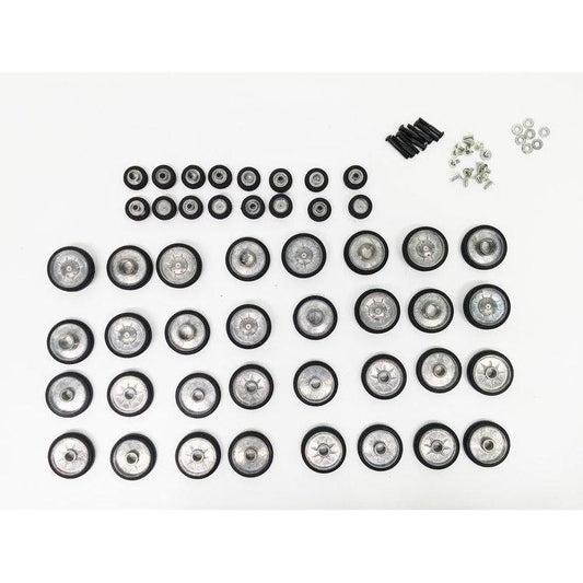 Panzer IV Metal Road Wheels with Rubber Tires